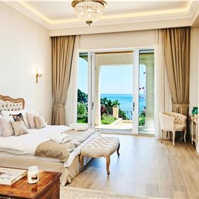 11 bedroom seafront villa with infinity pool near Budvar, sleeps 22